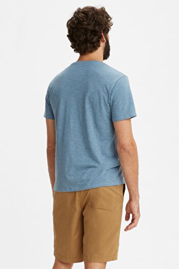 Levi's Ανδρικό μπλουζάκι 100% βαμβακερό με μονή τσέπη με λαιμόκοψη 19342