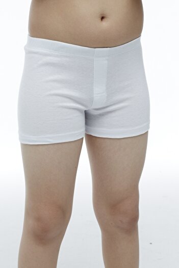 FSM1453 Boy's Cotton Rib Classic Colored Boxer Briefs 6 Pcs-233