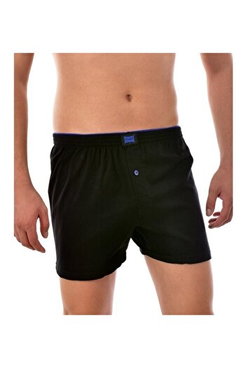 Tutku Ttku Men's Combed Cotton Buttoned Plain Boxers