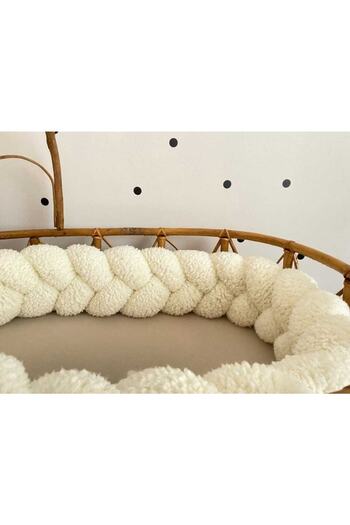 düğüm yastık 400 Cm - 3 Knit - Off White Puffy Fabric