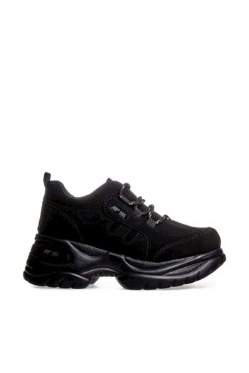 M.P. Women's Wedge Heel Black Casual Shoes 192-305zn 100