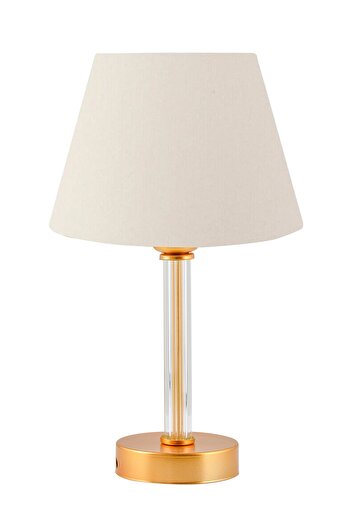 EvLight Glass Single Cream Metal Lampshade