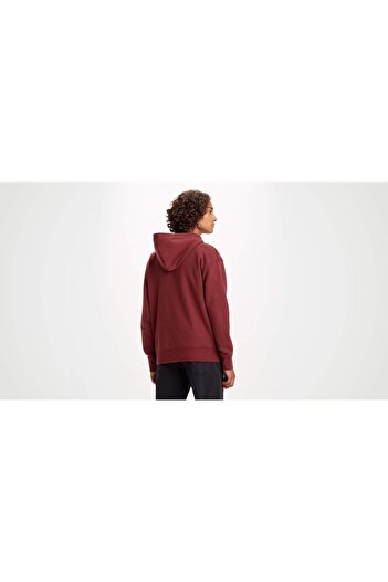 Levi's Hood Collar Burgundy Men's Sweatshirt A2639-0008