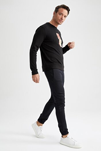 DeFacto Jogger Standard Fit Gabardine Chino Trousers