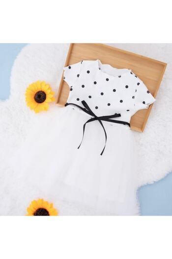 Mira Spot Market Baby Girl Polka Dot Tutu Dress