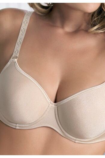 Orkide Women's Skin Color Plus Size Bra