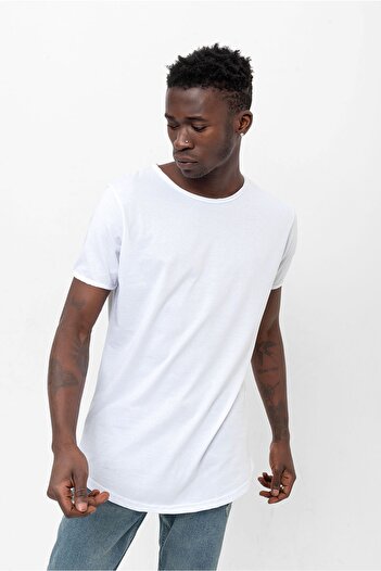 WAMOSSALAPLI Μπλουζάκι Slim Fit Oval Long Basic