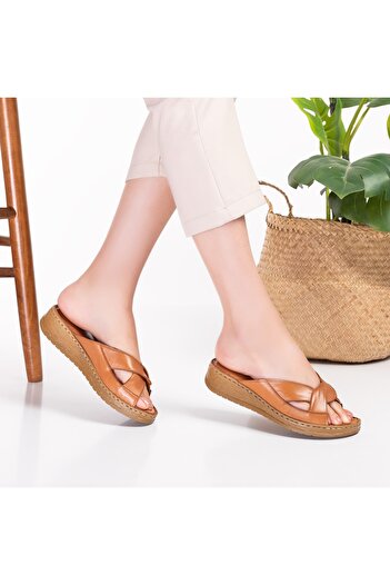 Mira Terlik Mira Orthopedic Leather Slippers Are Suitable for Heel Spurs