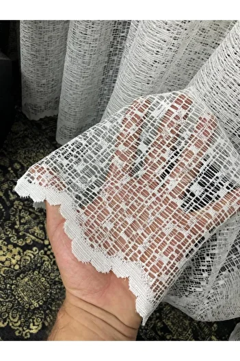rendecioğlutekstil Tulle Curtain Mixed Mesh Pattern Ultra Grammated 1stQuality (1 E 3 Frequent Battery Frequency)