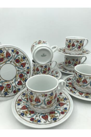 AybeaGlobal Mıtterteıch Porcelain Turkish Coffee Cup Set