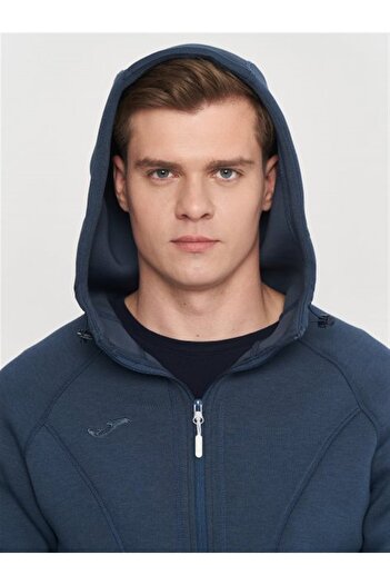 Joma Softshell Hoodıe - Erkek Lacivert Spor Sweatshirt - 101028.331