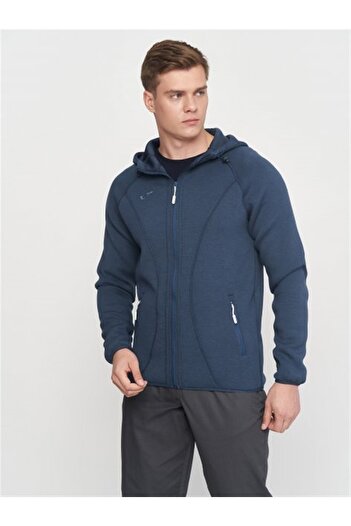 Joma Softshell Hoodıe - Erkek Lacivert Spor Sweatshirt - 101028.331