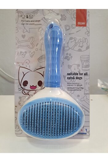 AquaHome Daisy Push Comb - 20cm - Blue