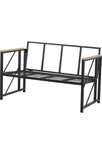 Kırlenta Liva 2+1+1 + Masa Gri Bahçe Mutfak Balkon Mobilyası