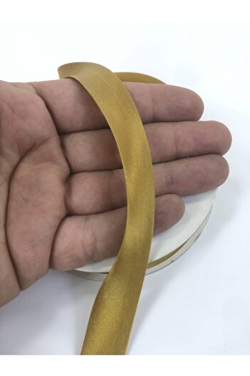 Hobigram Mustard Satin Piping 2 cm 1 Meter – Special Design, Accessory, Quality Production, Eye-Catching Style – Ribbon