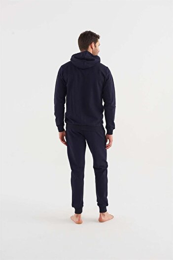 Mod Collection Lacivert Kapüşonlu Spor Eşofman Takım