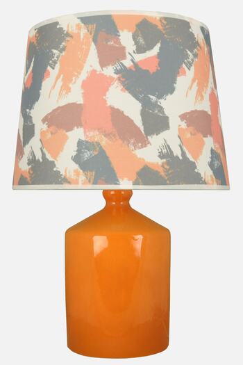 Qdec Ceramic Cube Vase Lampshade Mustard - Brushed