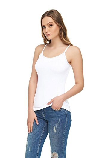 Tutku Elit Tricou pentru femei, 6 piese, cu bretele din fir modal