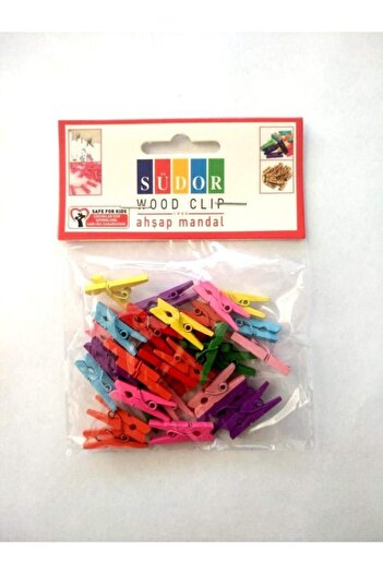 Südor Wooden Peg Mini Colorful