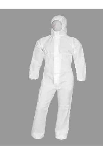 İnova Laminated White Disposable Coverall 65 gr Tk65-lmn