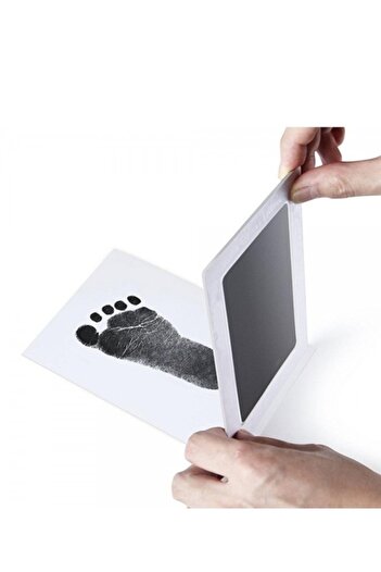 Genel Markalar Yenidoğan Bebek El Ve Ayak Izi Fotoğraf - Toksik Olmayan Mürekkepsiz Hatıra Baskı Kiti - 8 X 12 Cm