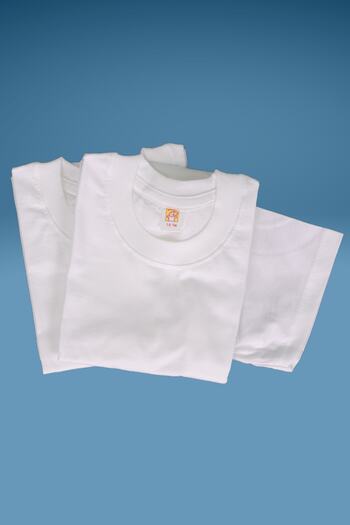 FAAL 100% Cotton,p.süprem Children's Half Sleeve Closed Collar (Pack of 2)