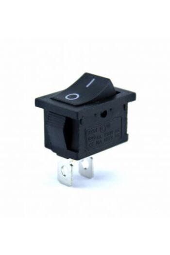 S-Line Black Switch 0/1 Position 2 Pin Riser Switch