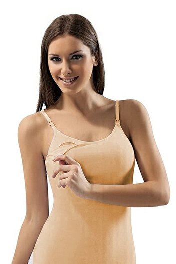 OverPazar Women's Breastfeeding Undershirt Liza0814