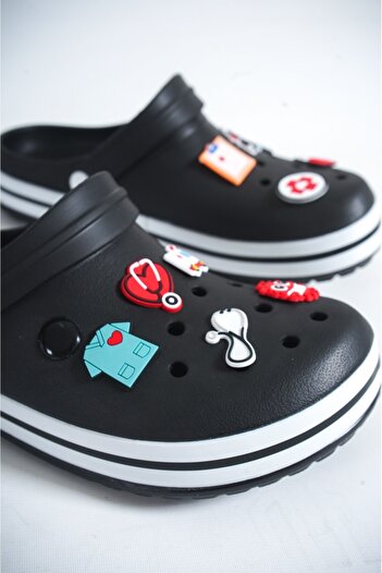 OZYO Black Accessories Flat Clogs Sabo Doctor Nurse Hospital Eva Summer Beach Daily Slippers