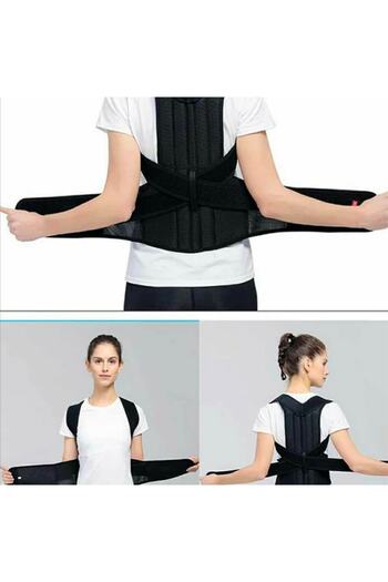 TİSTA Upright Posture Black Underwire Corset