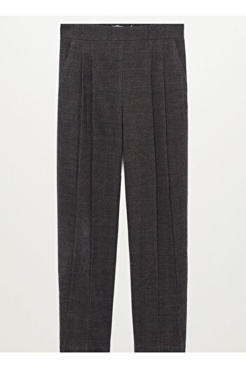 MANGO Woman Mango Women's Pleated Woven Trousers
