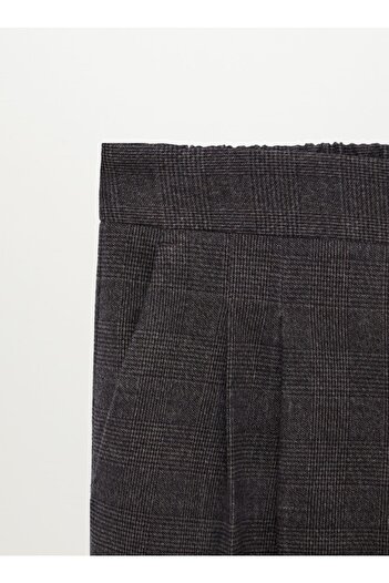 MANGO Woman Mango Women's Pleated Woven Trousers