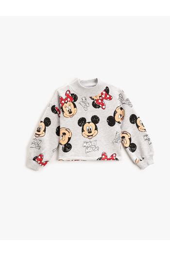 Koton Minnie Mouse Printed Sweatshirt Licensed