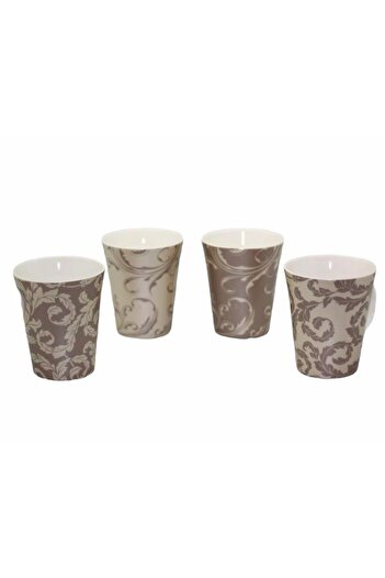 Ün-Ev Porcelain 4-Piece Tea-Nescafe Cup 11314