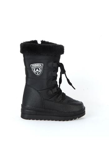 Twingo 995 Black Furry Girl's Boots
