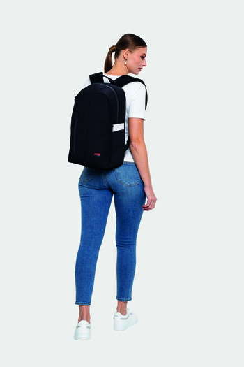 Classone BP-WTX400SK 15.6" Waterproof Fabric And Zipper, Notebook, Laptop Bag Black-red