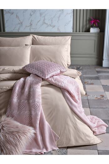 Doqu Home Dreamlife Nevresim Takımı Bej - Tek King Size