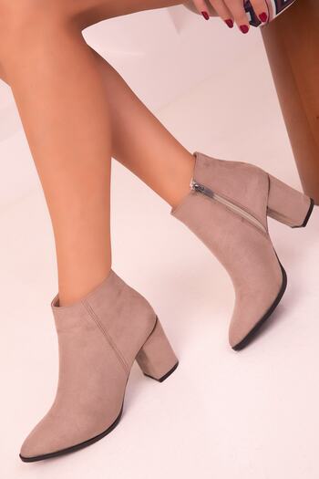 SOHO Vizon Süet Kadın Bot & Bootie 17518