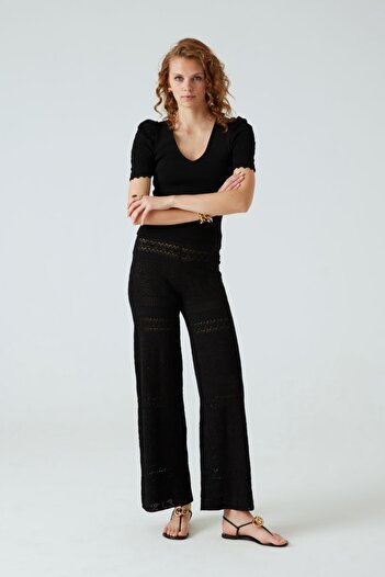 JOIN US Crochet Palazzo Trousers