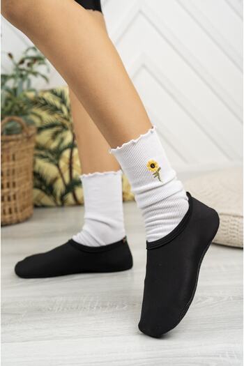 Savana Winter Home Booties with Fleece Inside and Thin Sole