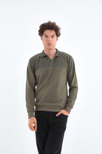Rey Polo Polo Neck Print Detailed Sweater