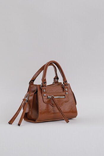 Çantacımstore Women's BL Mini City Bag Brown