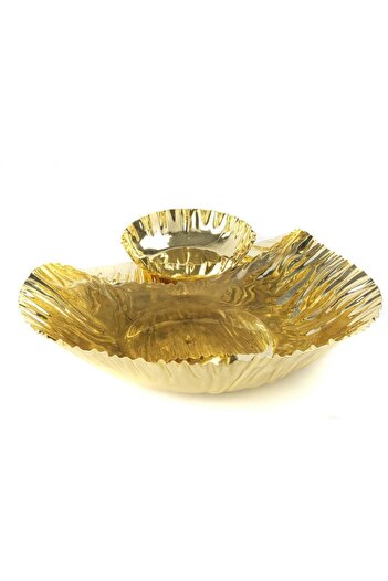 Mikasa Moor Gold Sosluklu Kase 35x28x10cm