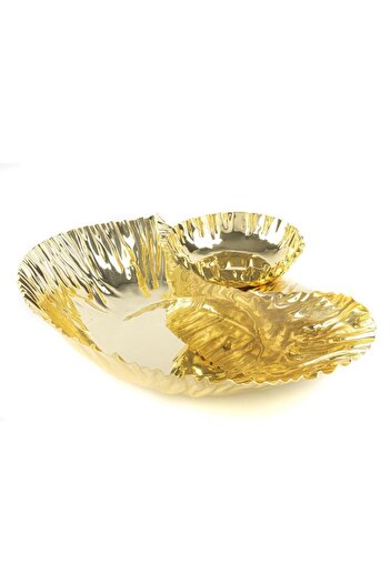 Mikasa Moor Gold Sosluklu Kase 35x28x10cm