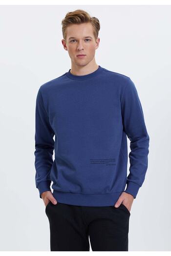 WESTMARK LONDON Erkek %100 Pamuk Baskılı Bisiklet Yaka Sweat Better Cotton