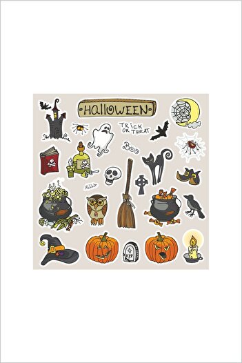 Grafikup Σετ αυτοκόλλητων Halloween