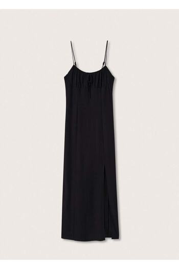 MANGO Woman Cut-out Fırfırlı Elbise