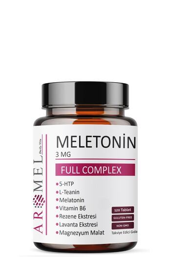 Aromel Melatonin 120 Tablets |   3Mg |   Full Complex