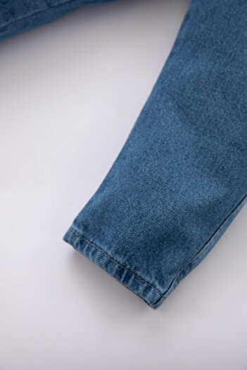 DeFacto Erkek Bebek Cepli Askılı Jean Pantolon