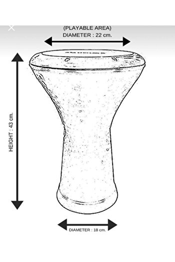 MASTERWORK Siyah Mısır Darbuka